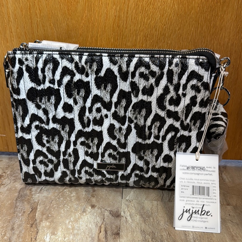 Ju-Ju-Be Day 2 Night Snow Leopard Purse Diaper Bag